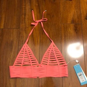 Beach Bunny Triangle Top, Size Large, NWT